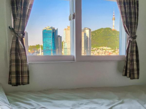 2Bedroom House 10min from Seoul Stn #Free Netflix #View of Namsan #1pm Checkout